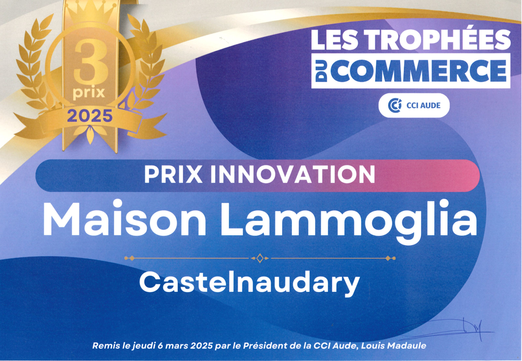 Trophée du commerce